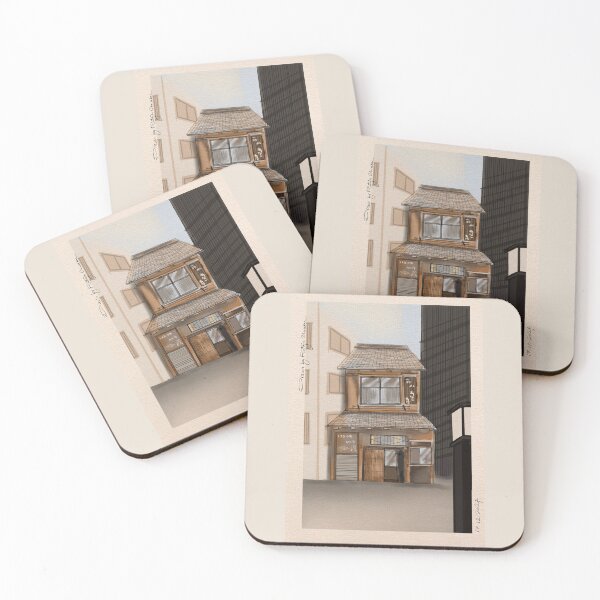 Item preview, Japanese Urban House Poster | Vintage Style designed and sold by DesignTreasure.