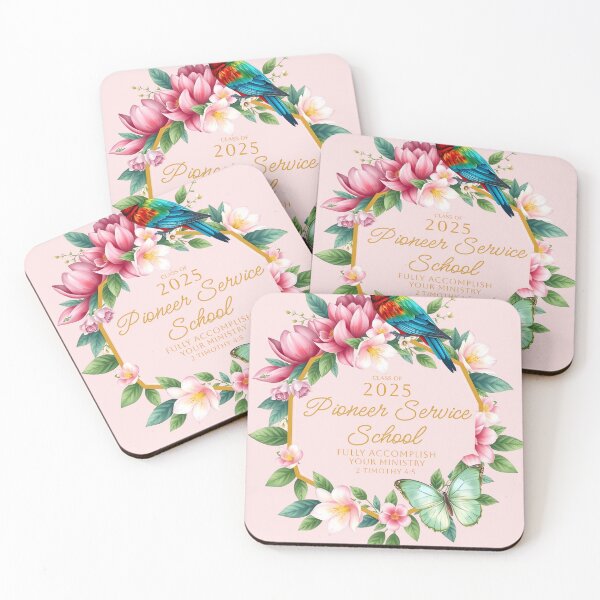 Item preview, Pioneer School 2025 “Fully Accomplish your Ministry” 2 Tim 4:5  (Bird & Flower) designed and sold by svarupa.