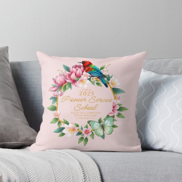 Item preview, Pioneer School 2025 “Fully Accomplish your Ministry” 2 Tim 4:5  (Bird & Flower) designed and sold by svarupa.