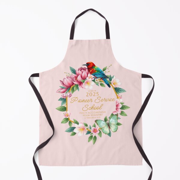 Item preview, Pioneer School 2025 “Fully Accomplish your Ministry” 2 Tim 4:5  (Bird & Flower) designed and sold by svarupa.