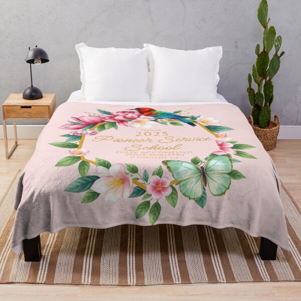 Item preview, Pioneer School 2025 “Fully Accomplish your Ministry” 2 Tim 4:5  (Bird & Flower) designed and sold by svarupa.