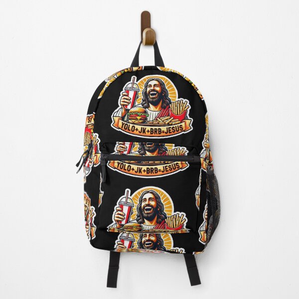Item preview, YOLO JK BRB Jesus Fast Food designed and sold by plushism.