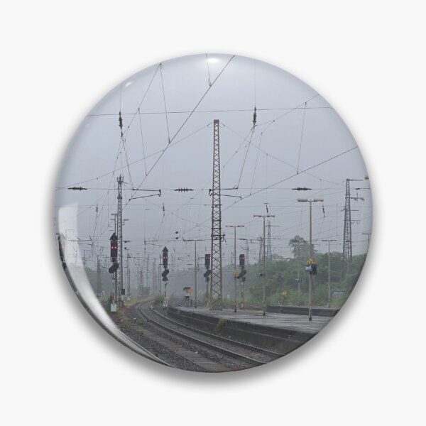 Item preview, Almost deserted railway platform in the Ruhr area designed and sold by Ruhrpott2024.