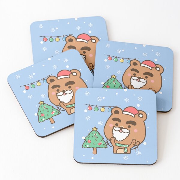 Item preview, Santa bear is Merry Christmas Ho Ho Ho designed and sold by JiraVibes.