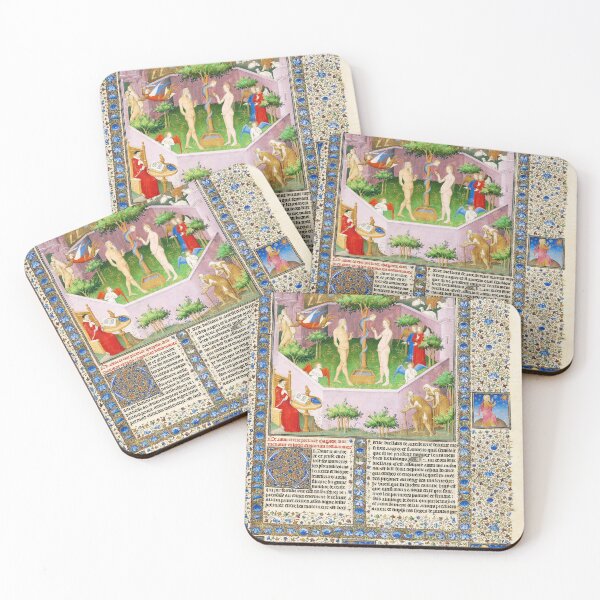 Item preview, Medieval illuminated codex. Adam and Eve. designed and sold by likiska.
