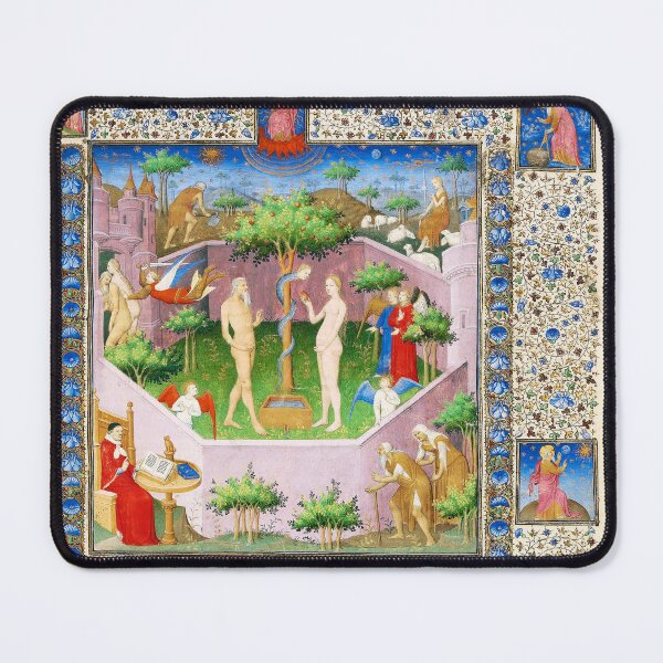 Item preview, Medieval illuminated codex. Adam and Eve. designed and sold by likiska.