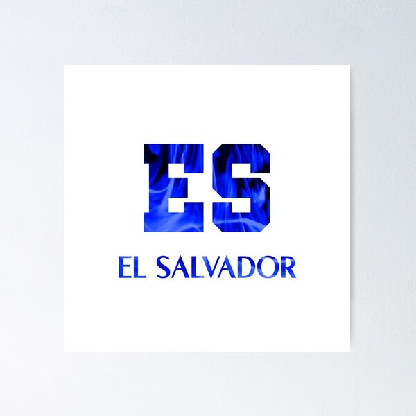 Item preview, El Salvador blue flames designed and sold by VRedBaller.
