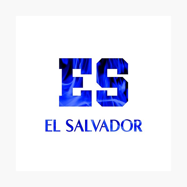 Item preview, El Salvador blue flames designed and sold by VRedBaller.