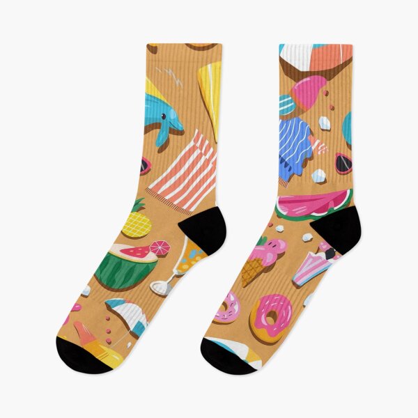 Item preview, Tropical Summer Vibes Pattern designed and sold by Furbulous Faces.