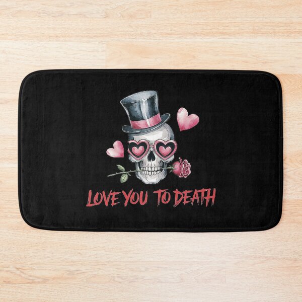 Item preview, Love You to Death Romantic Skull Art designed and sold by love3617.