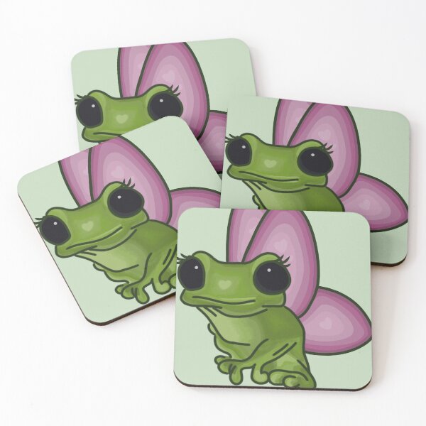 Item preview, Cute lady frog with wings designed and sold by PrettyPinkyLady.