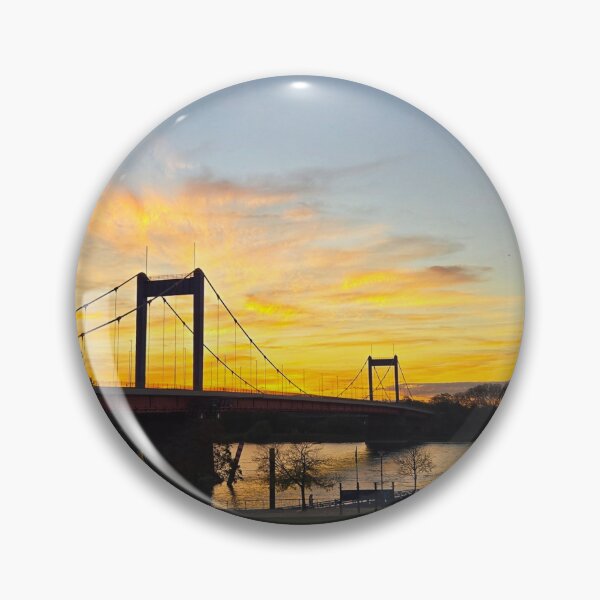 Item preview, Evening Rhine Bridge in Duisburg designed and sold by Ruhrpott2024.