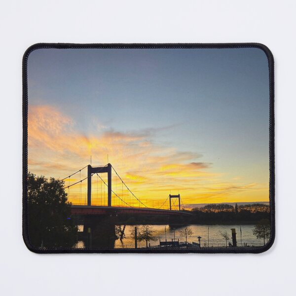 Item preview, Evening Rhine Bridge in Duisburg designed and sold by Ruhrpott2024.