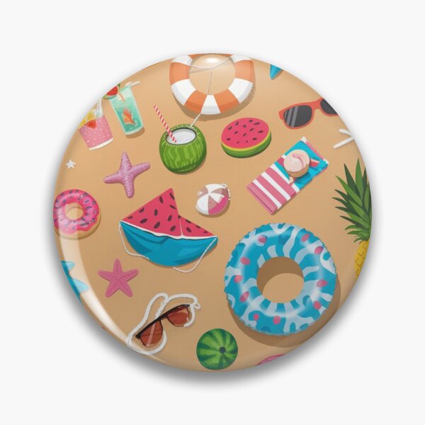 Item preview, Sunny Beach Day Pattern designed and sold by Furbulous Faces.