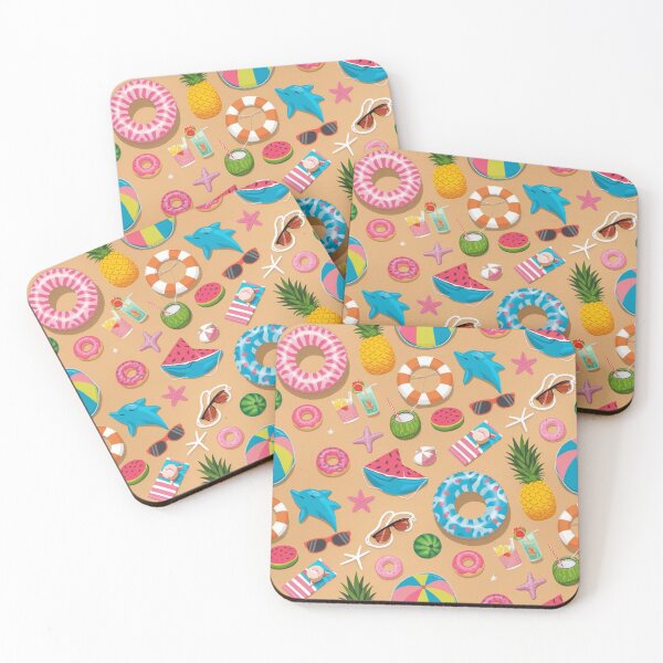 Item preview, Sunny Beach Day Pattern designed and sold by Furbulous Faces.