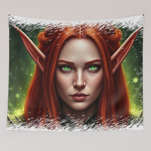 Item preview, Red Head Elf designed and sold by Guryl Michal Designs.