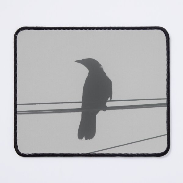 Item preview,  Crow on wire in misty greys designed and sold by Emma  Amies.