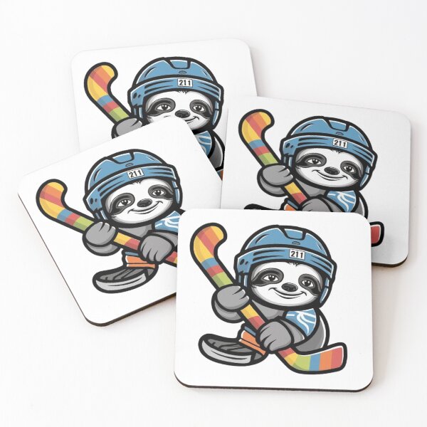 Item preview, ICE HOCKEY PLAYER SLOTH designed and sold by likbatonboot.