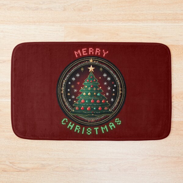 Item preview, Merry Christmas Ornament Art Design designed and sold by ChicTrendz.