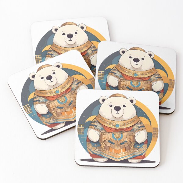 Item preview, cute egyptian white bear designed and sold by SanchillShop.