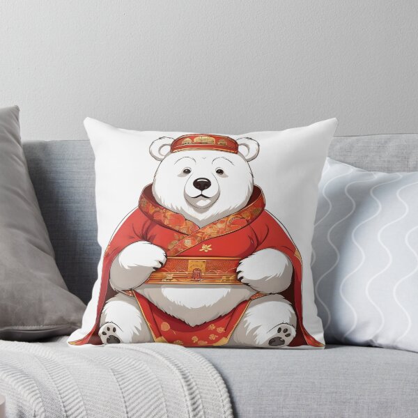 Item preview, Fat bear wearing a cute Chinese costume designed and sold by SanchillShop.