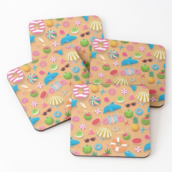 Item preview, Beach Day Essentials Pattern designed and sold by Furbulous Faces.