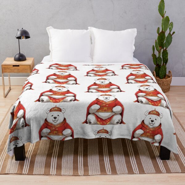 Item preview, Fat bear wearing a cute Chinese costume designed and sold by SanchillShop.
