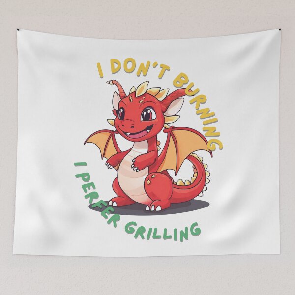 Item preview, Cute Red dragon, bright, strong and environmentally friendly. designed and sold by Vibes-vintage.