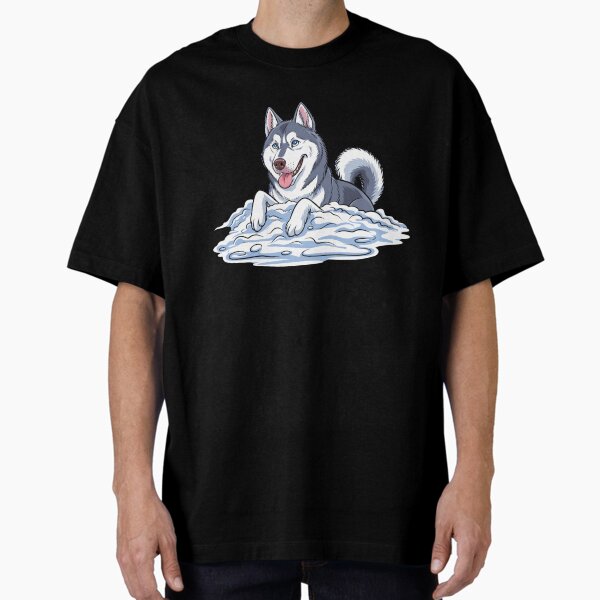 Funny Husky Oversized T-Shirt