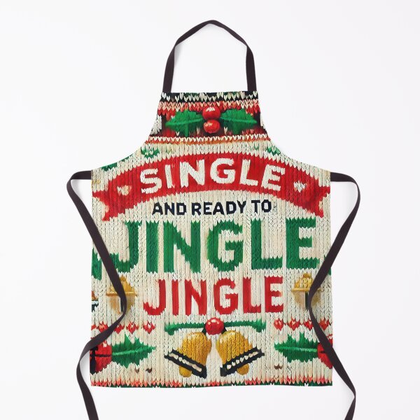 Aperçu de l'œuvre Pull de Noël amusant « Célibataire et prêt à faire la fête » créée et vendue par Glassmaster.