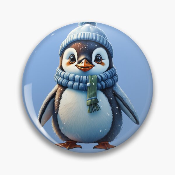 Item preview, Adorable Penguin in Winter Attire designed and sold by DAYMONDAY1976.