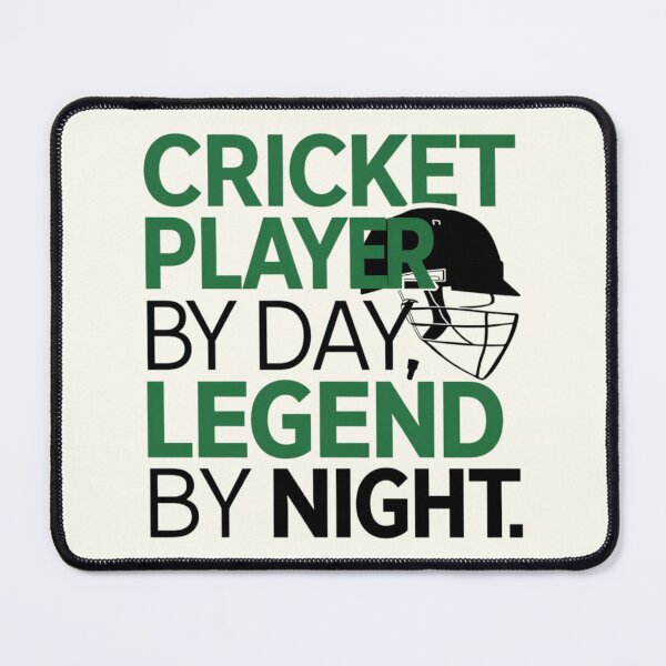 Item preview, Cricket Player By Day Legend By Night designed and sold by Jollys-ArtShop.