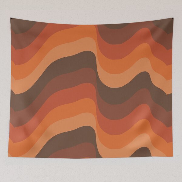 Item preview, Groovy 70s Swirls designed and sold by ClumsyPineapple.