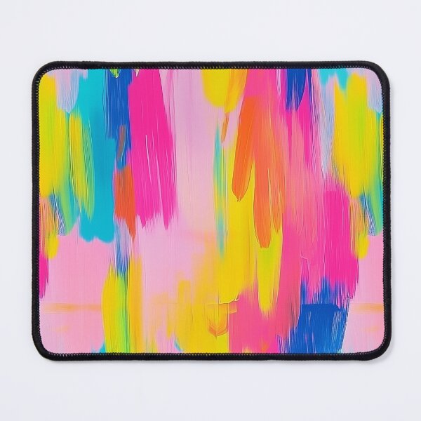 Item preview, painted brush strokes in bright pop colors designed and sold by zirconp.