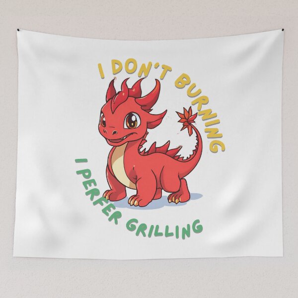 Item preview, Cute Red dragon, bright, strong and environmentally friendly. designed and sold by Vibes-vintage.
