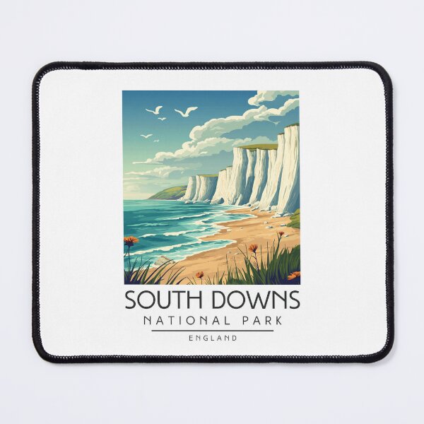 Item preview, A Vintage Illustration of South Downs National Park - England  designed and sold by GoodOldVintage.