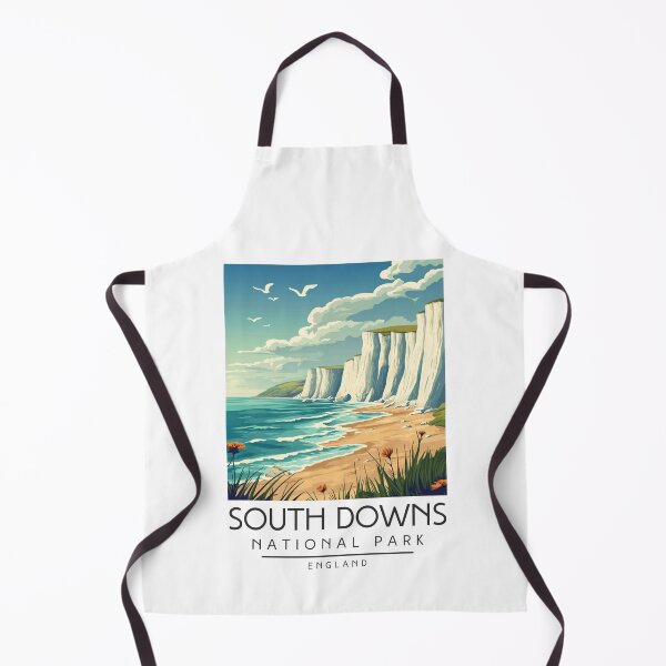 Item preview, A Vintage Illustration of South Downs National Park - England  designed and sold by GoodOldVintage.