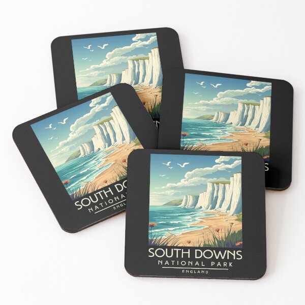 Item preview, A Vintage Illustration of South Downs National Park - England  designed and sold by GoodOldVintage.