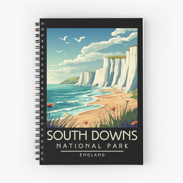 Item preview, A Vintage Illustration of South Downs National Park - England  designed and sold by GoodOldVintage.