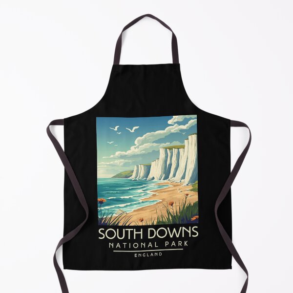 Item preview, A Vintage Illustration of South Downs National Park - England  designed and sold by GoodOldVintage.