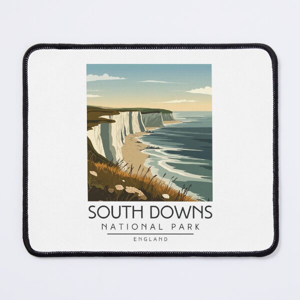 Item preview, A Vintage Illustration of South Downs National Park - England  designed and sold by GoodOldVintage.