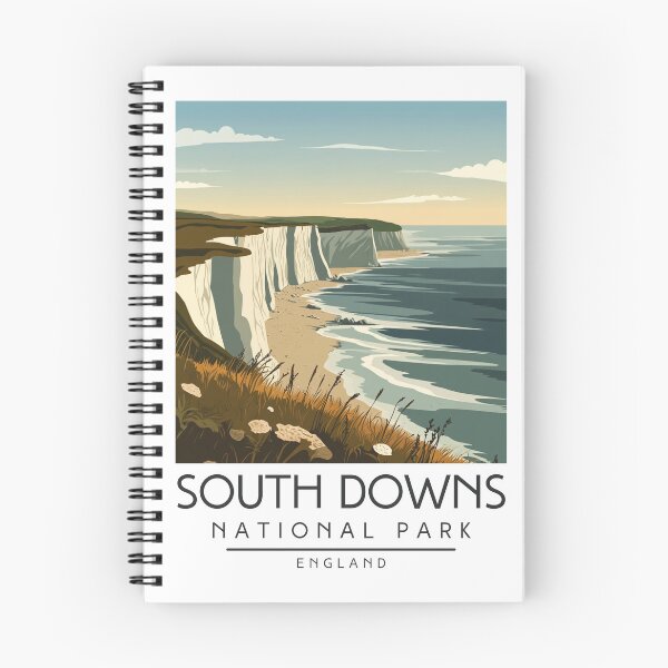 Item preview, A Vintage Illustration of South Downs National Park - England  designed and sold by GoodOldVintage.