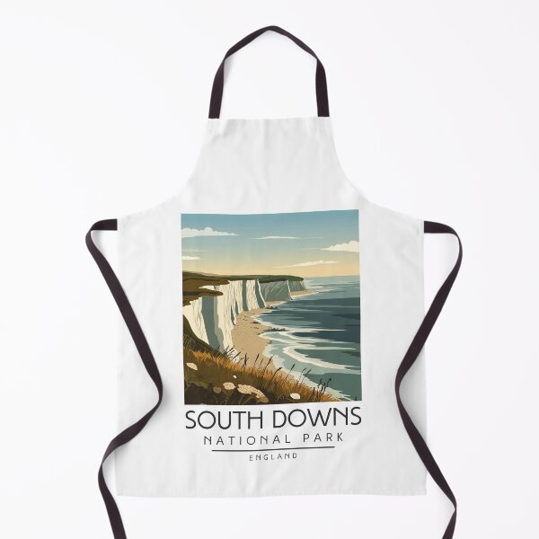 Item preview, A Vintage Illustration of South Downs National Park - England  designed and sold by GoodOldVintage.