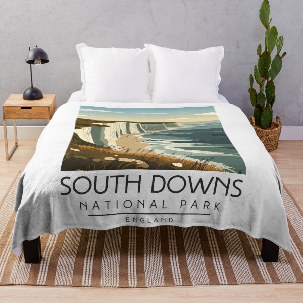 Item preview, A Vintage Illustration of South Downs National Park - England  designed and sold by GoodOldVintage.