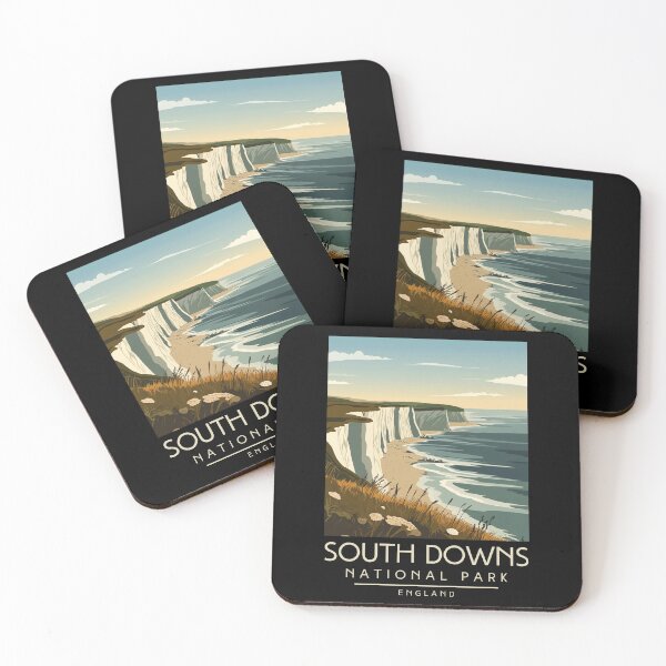 Item preview, A Vintage Illustration of South Downs National Park - England  designed and sold by GoodOldVintage.