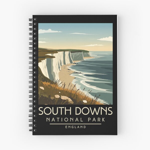 Item preview, A Vintage Illustration of South Downs National Park - England  designed and sold by GoodOldVintage.
