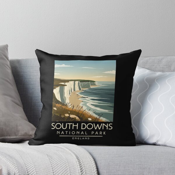 Item preview, A Vintage Illustration of South Downs National Park - England  designed and sold by GoodOldVintage.