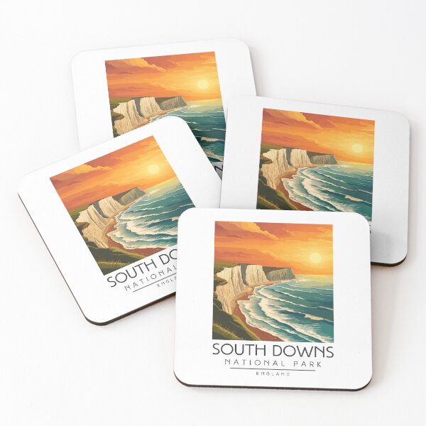Item preview, A Vintage Illustration of South Downs National Park - England  designed and sold by GoodOldVintage.