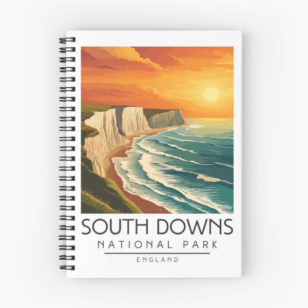 Item preview, A Vintage Illustration of South Downs National Park - England  designed and sold by GoodOldVintage.