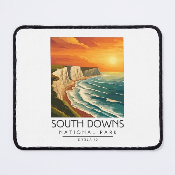 Item preview, A Vintage Illustration of South Downs National Park - England  designed and sold by GoodOldVintage.